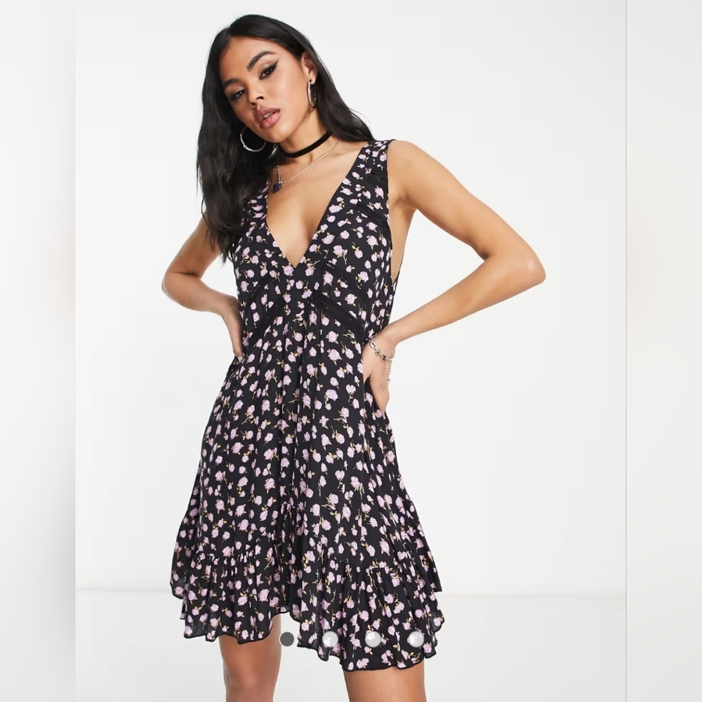 Free People Let It Happen Mini Slip - Large